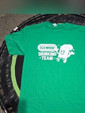 M&O Gold Bright Green Crew Neck Tee St Patrick's Day Drinking Team